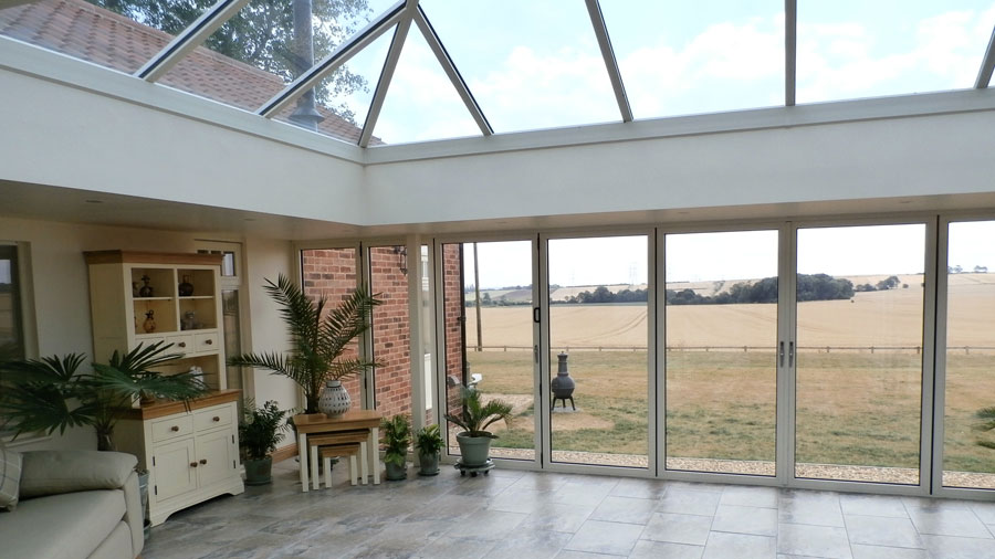 Roof Lantern and Bi-Folding Doors